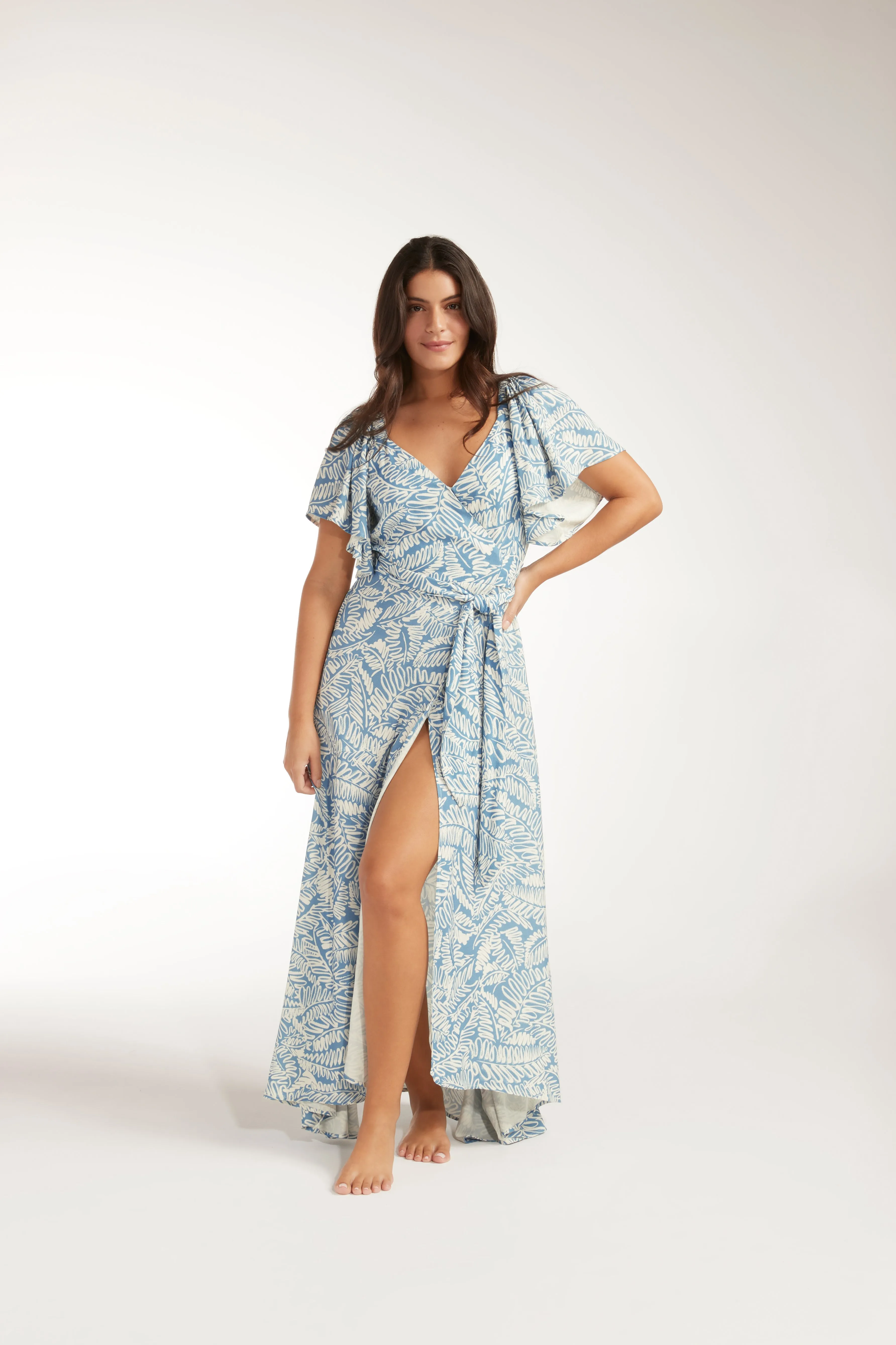 Adriana Wrap Dress by Hermoza