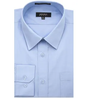 Angelo Rossi Modern Fit Dress Shirt - Light Blue