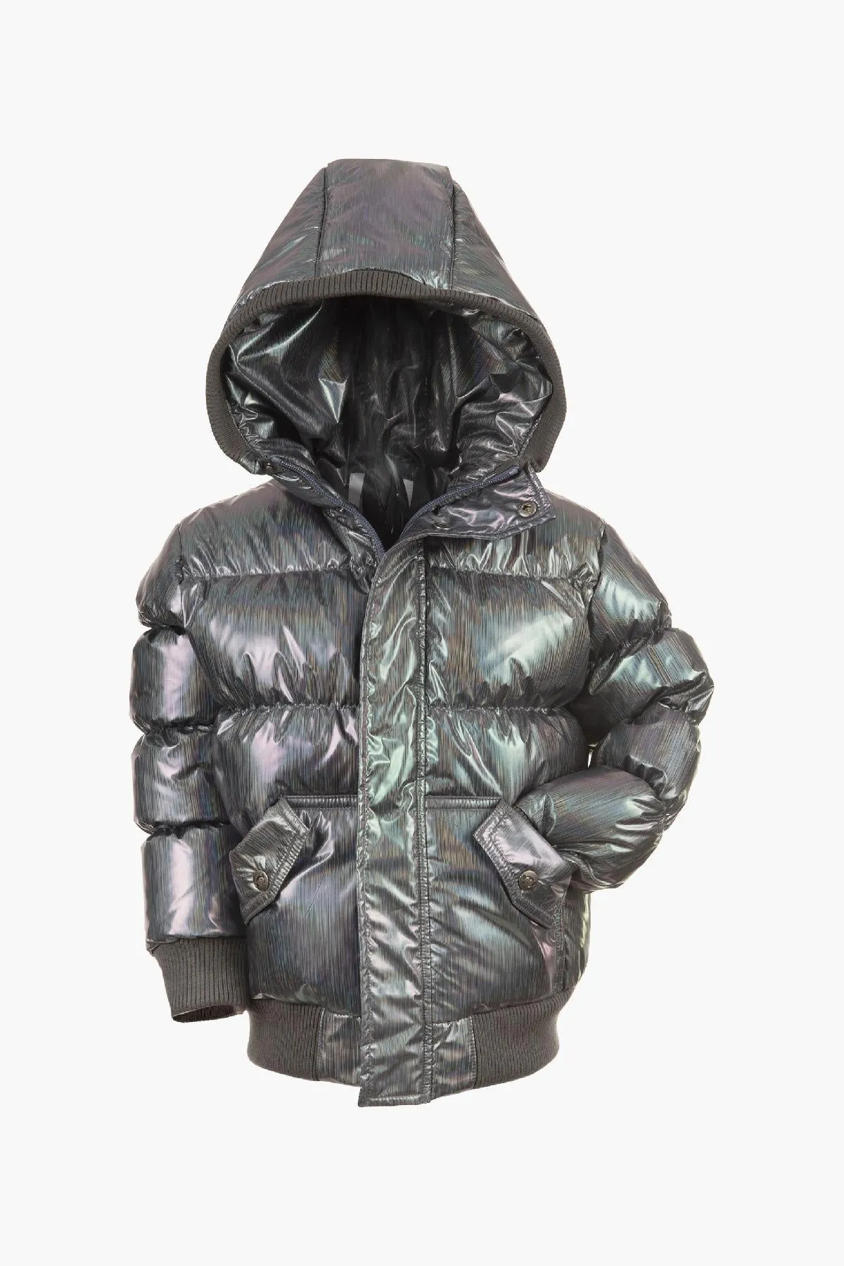 Appaman Puffy Kids Coat - Galaxy Shine (Size 12 left)