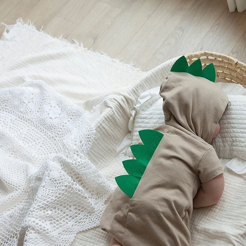 Baby's 3D Dinosaur Design One-Piece Rompers