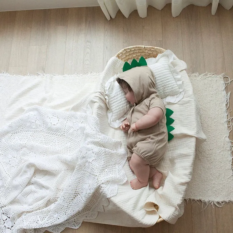 Baby's 3D Dinosaur Design One-Piece Rompers