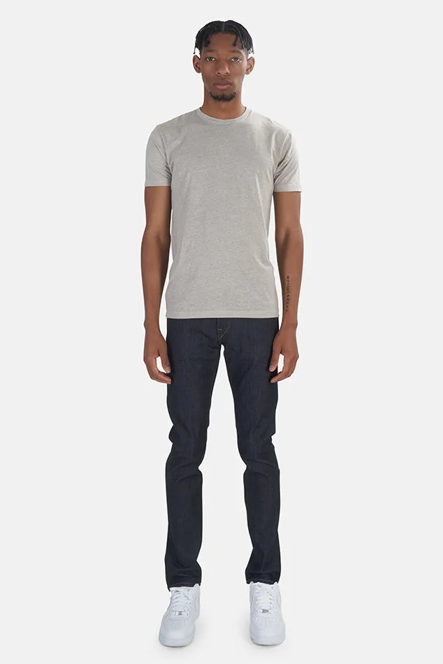 Basic Burnout Tee Light Grey