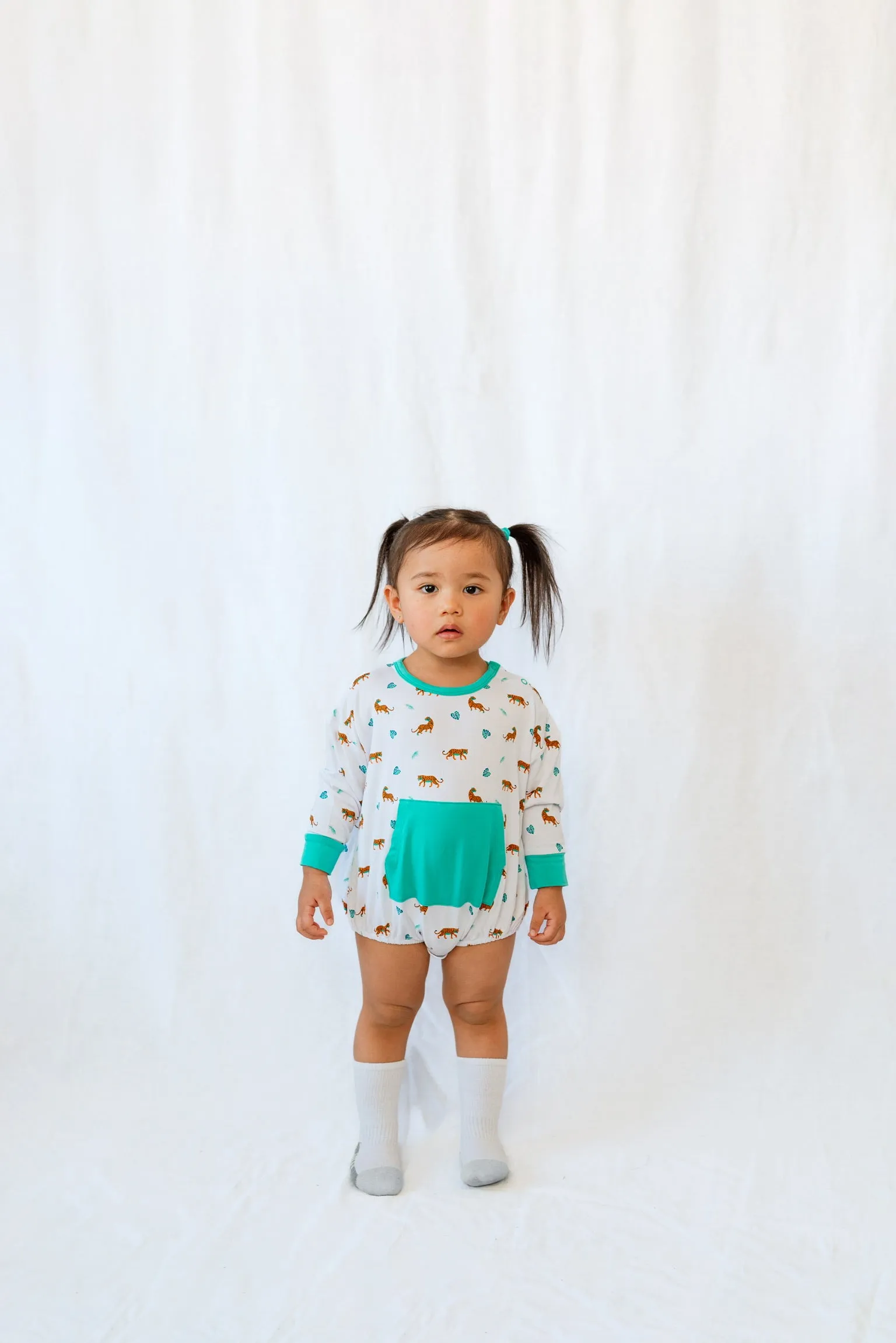 Bengal | Long Sleeve Bubble Romper