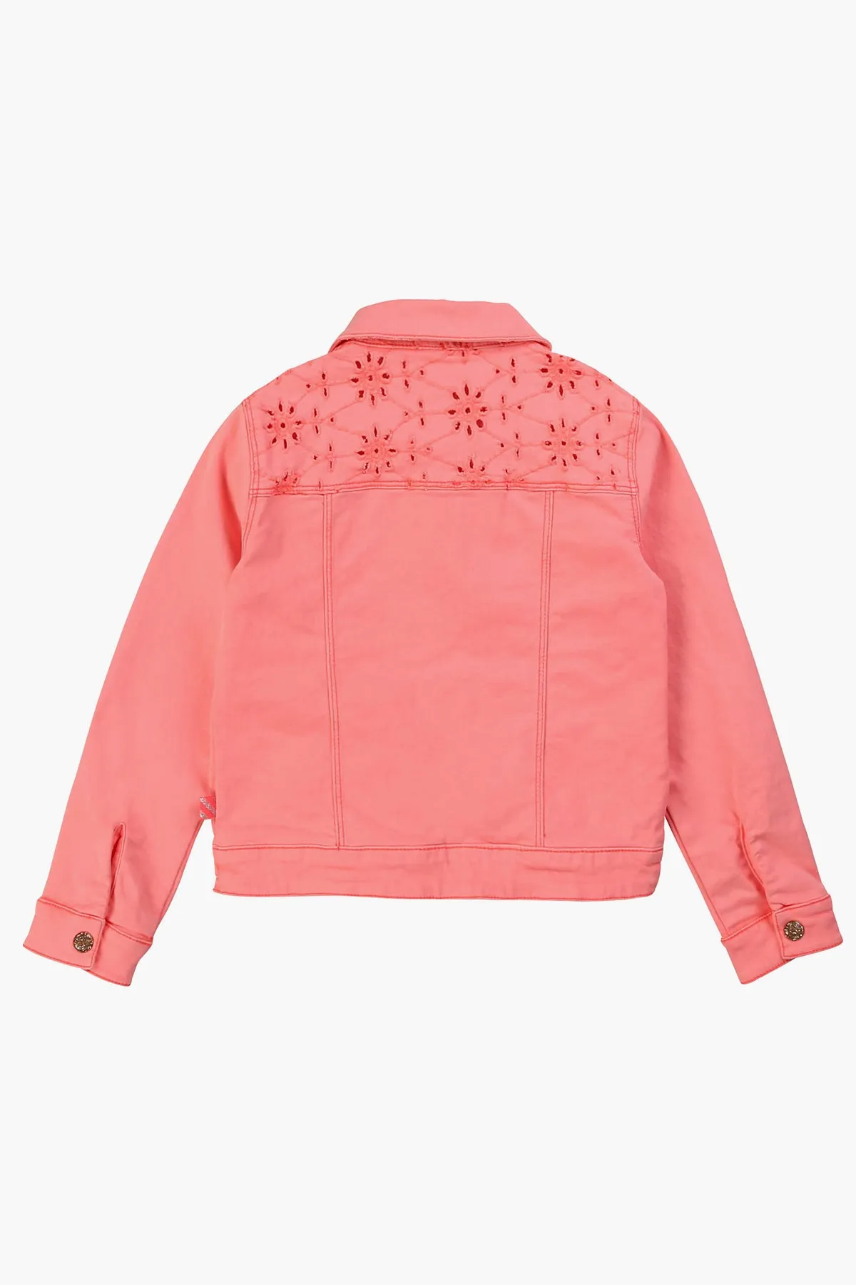 Billieblush Twill Girls Biker Jacket