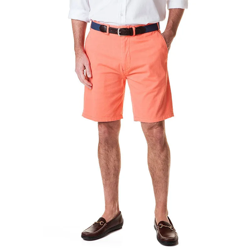 Castaway Cisco Short Stretch Twill - Coral