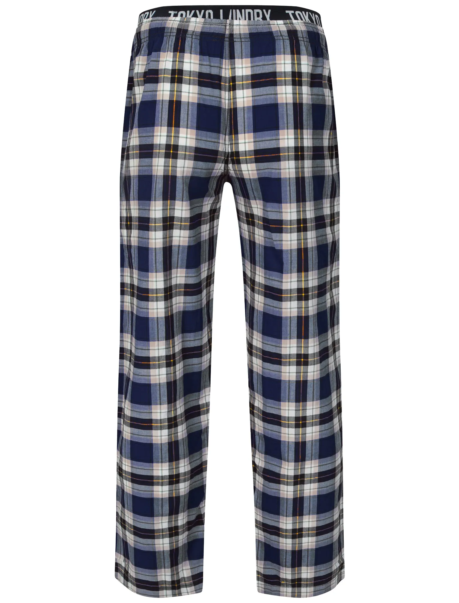 Clissold Checked Lounge Pants in Blue / Yellow - Tokyo Laundry