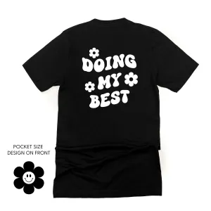 DOING MY BEST (w/ Simple Flower Smiley) - Unisex Tee