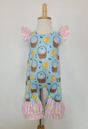 Easter Chick Baby Romper