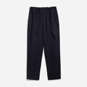 Ezra Relaxed Cotton Wool Twill - Dark Navy