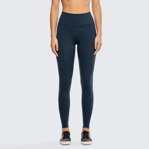 High Rise Seamless Navy Full Length Workout Leggings