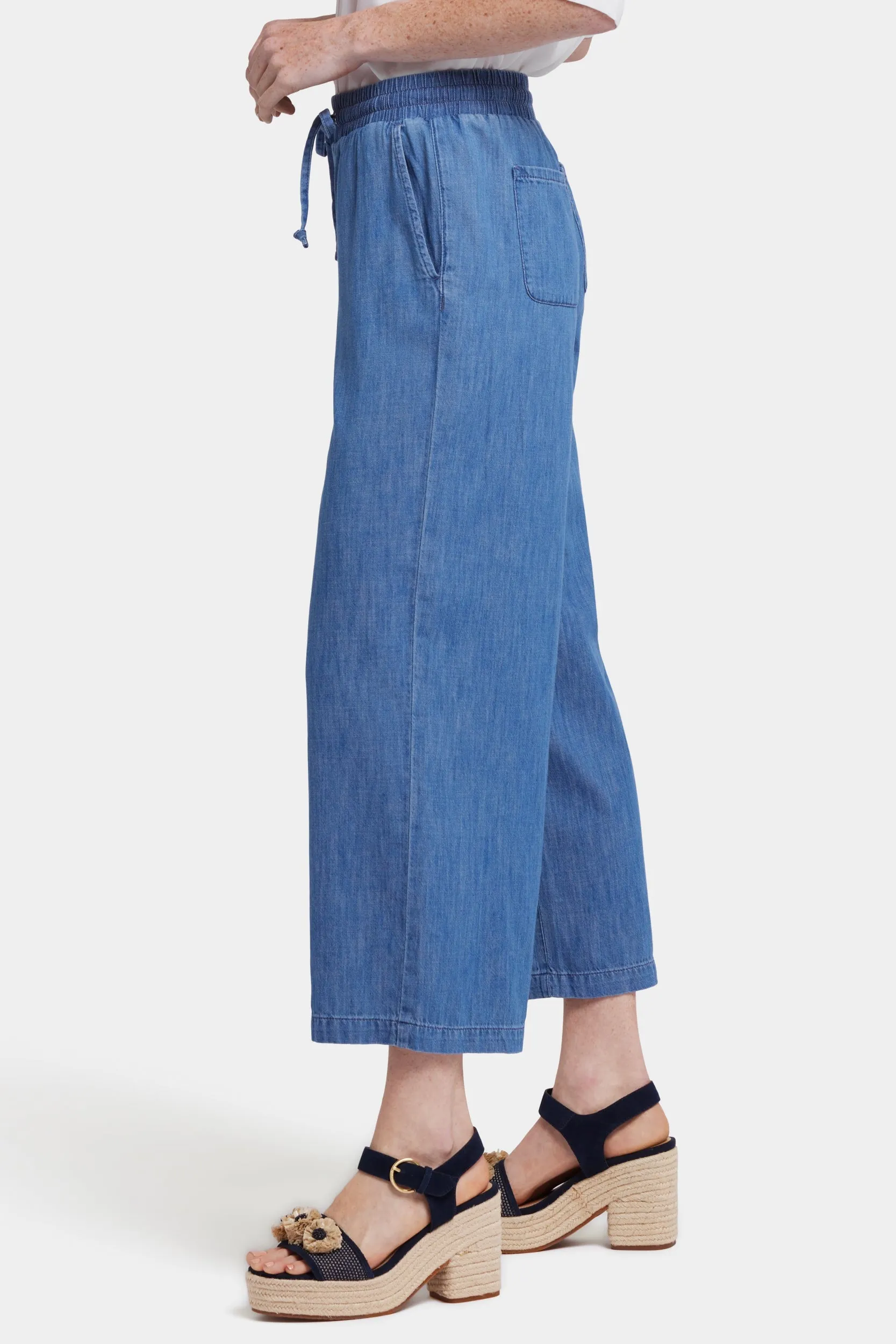 Jayne Pull-On Wide Leg Ankle Pants | Everly