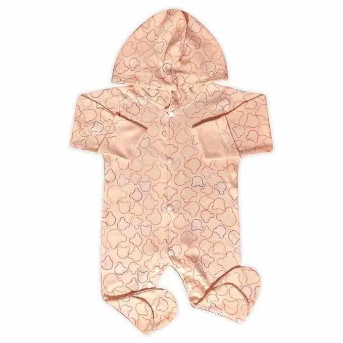 KIDS & BEBS® New Born Baby Romper baby suits for baby boy and baby girls ( peach , 3 - 6 months )