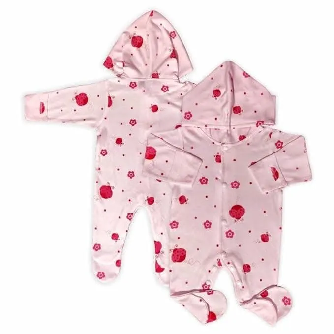 KIDS & BEBS® New Born Baby Romper baby suits for baby boy and baby girls ( pink , 0 - 3 months )