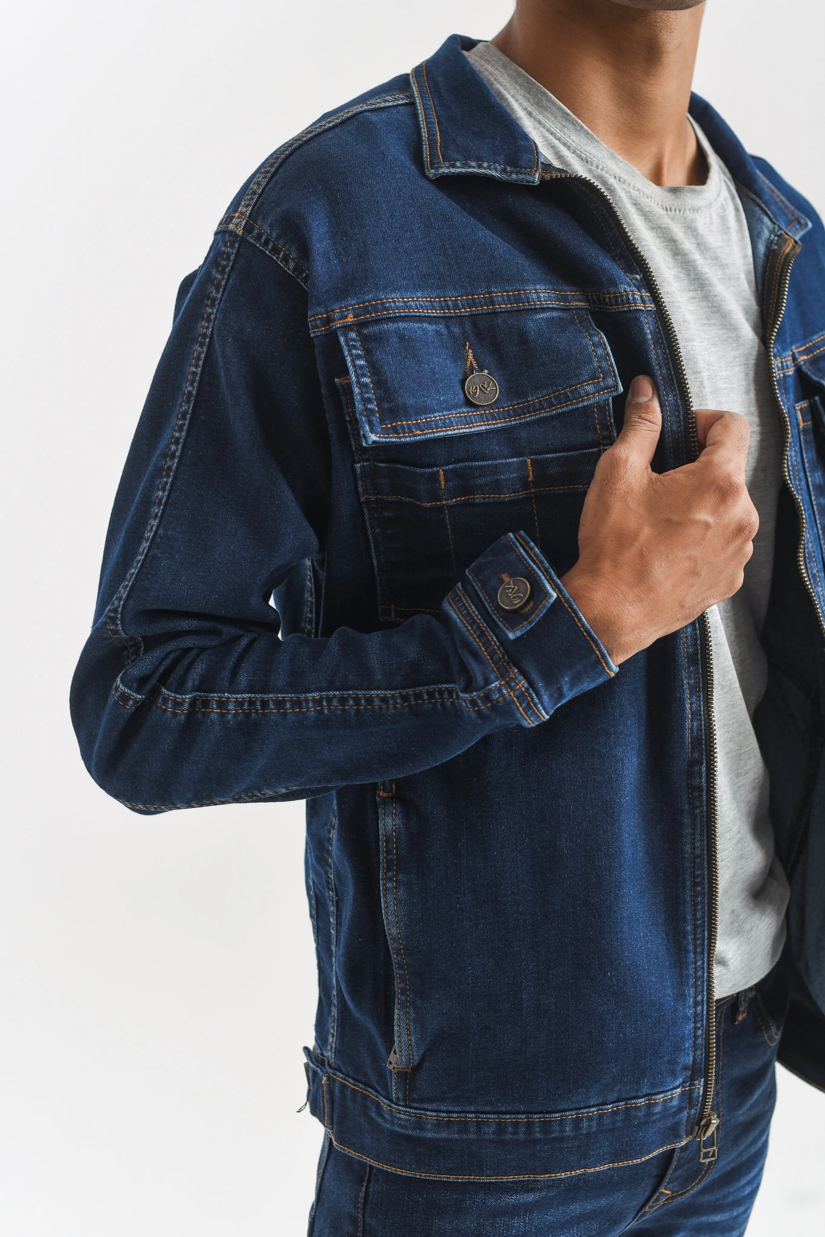 Moscow Zipper Denim Jacket