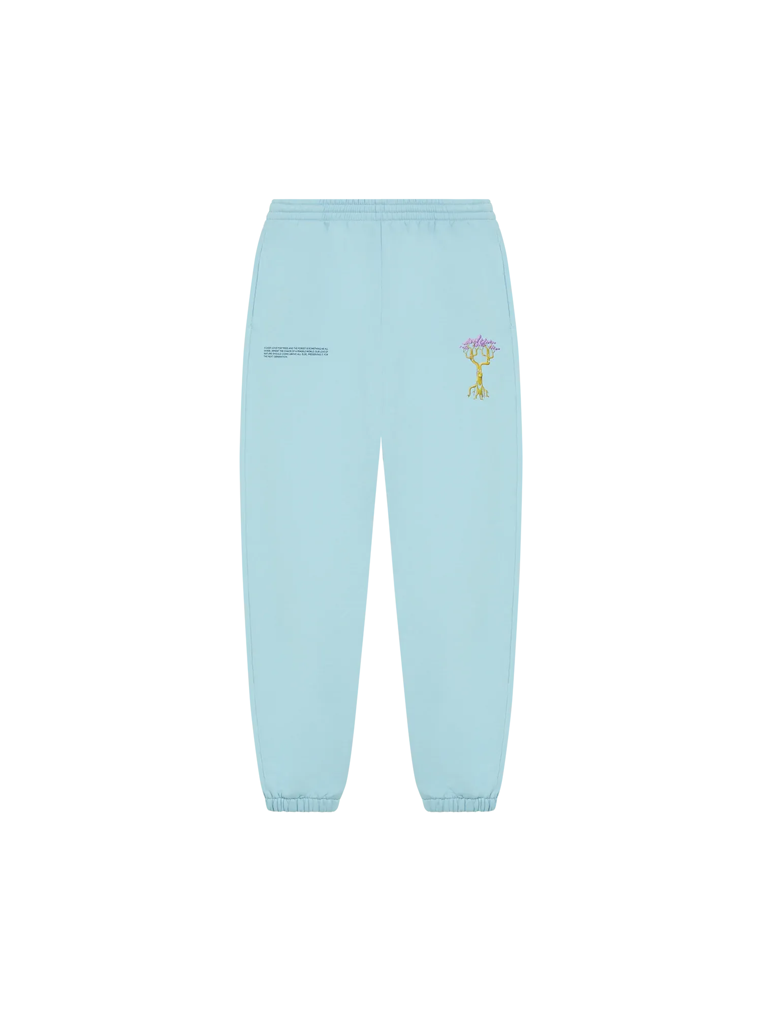 PANGAIA x Kenny Scharf Signature Track Pants—celestial blue