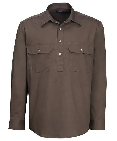 Pilbara RM200CF Men's Closed Front Shirt XS-XL