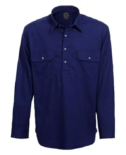 Pilbara RM200CF Men's Closed Front Shirt XS-XL