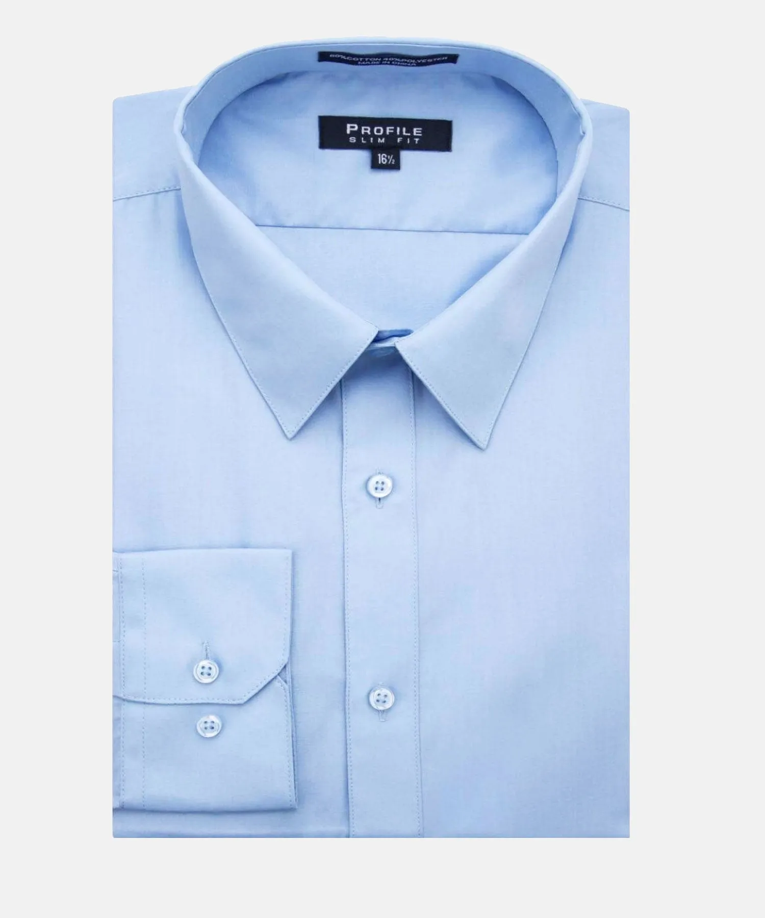 Profile Slim Fit Dress Shirt - Light Blue