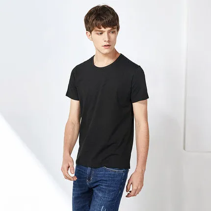 SEMIR summer Short sleeve T shirt men 2019 simple round neck stretch solid new top clothing trend tshirt man streetwear xs-2xl