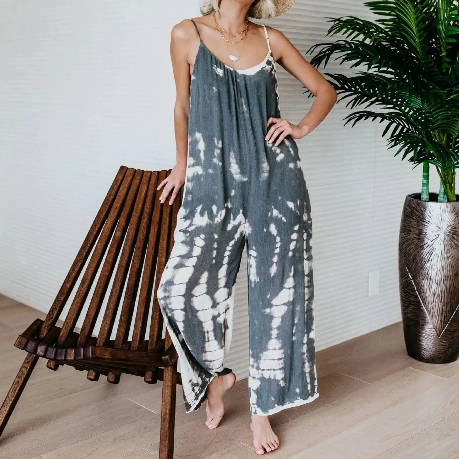 Tie Dye Summer Jumpsuit