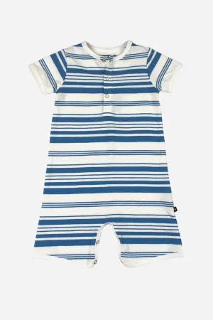 Toobydoo Blue Baby Boys Shorts Jumpsuit