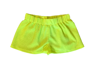 Tweenstyle by Stoopher Neon Yellow Waffle Shorts