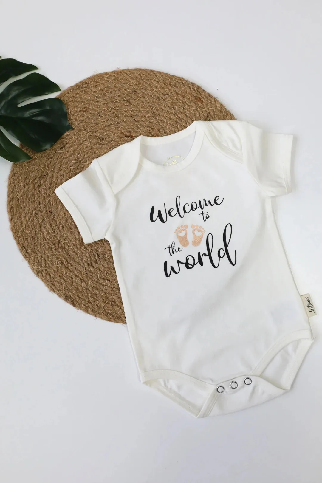 Welcome to the world-Digital Baby Romper