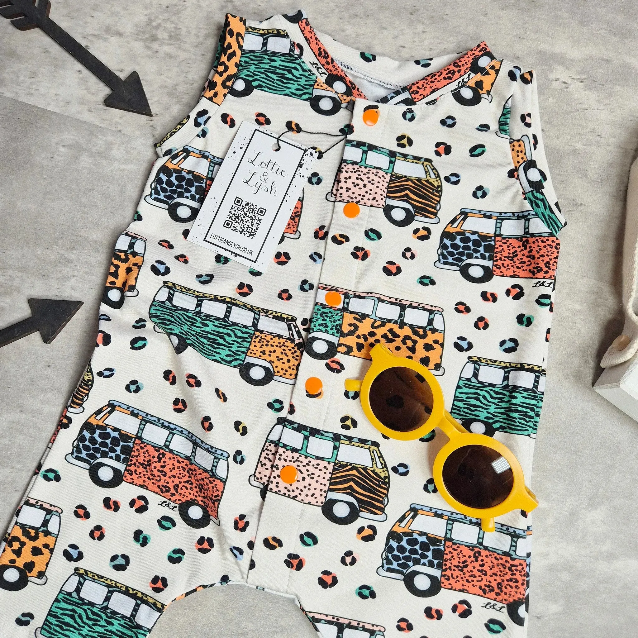 Wild Campers Tankie Style Popper Romper