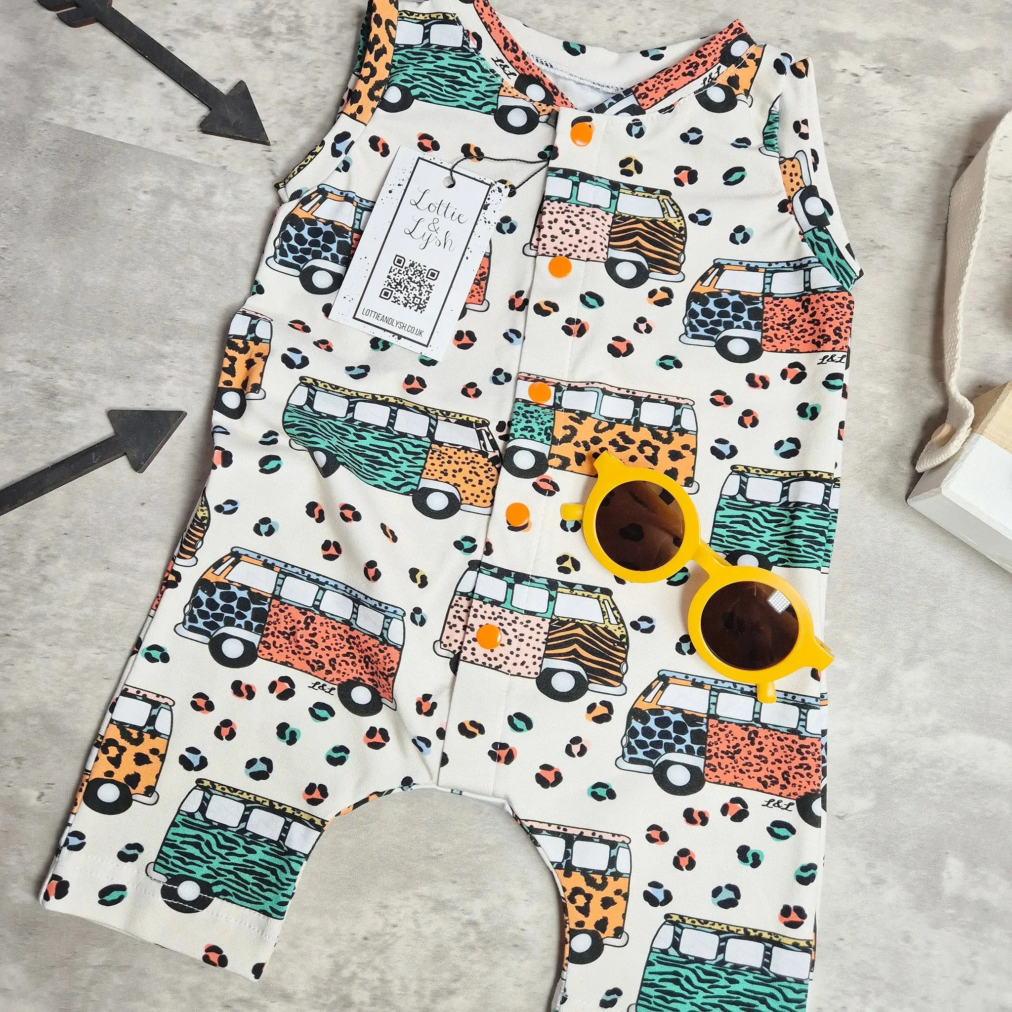 Wild Campers Tankie Style Popper Romper