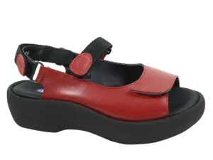 Wolky Sandals Jewel Red