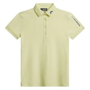 Womens Tour Tech TX Jersey Polo Wax Yellow - SS24